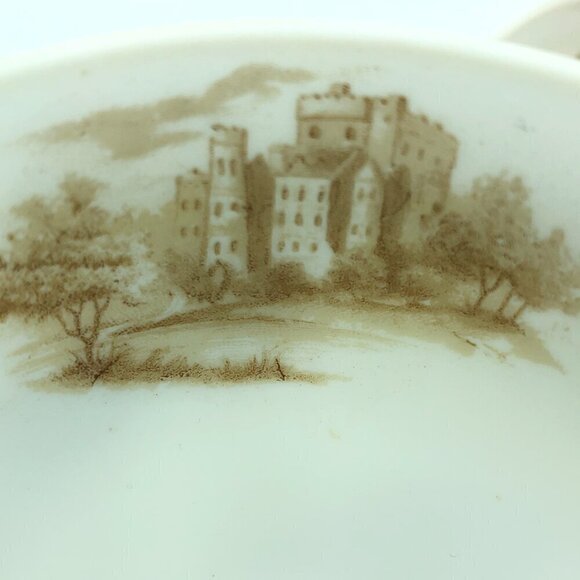 Macbeth Evans Cremax Castle Cups Rare Lot of 5 - Picture 2 of 5